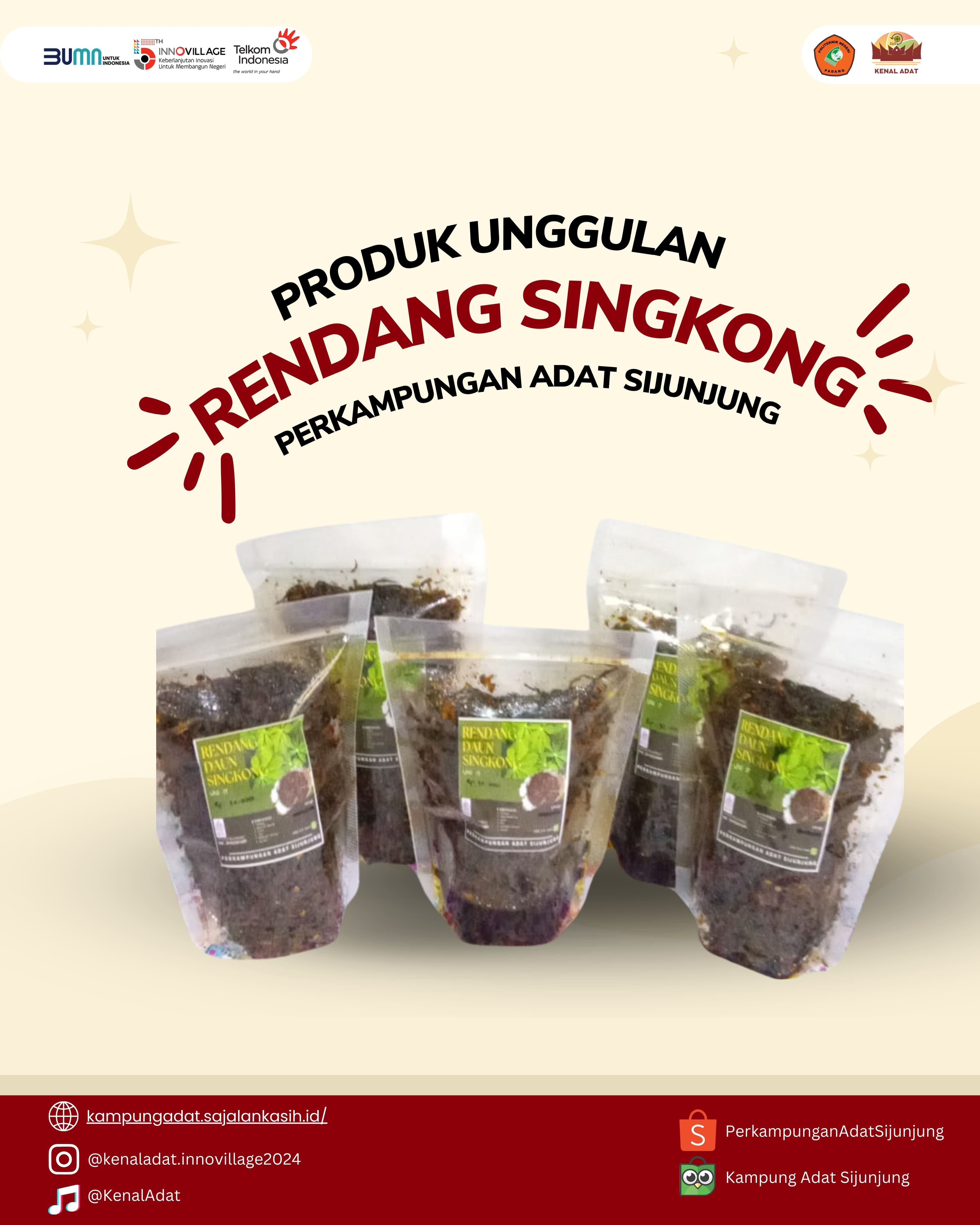 Rendang Singkong / Daun Ubi